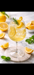 Limoncello Spritz mocktail